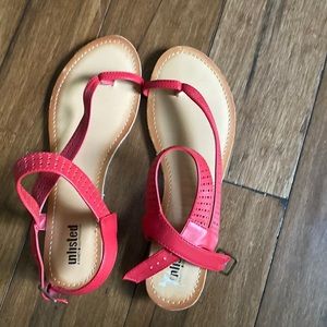 Red Sandals